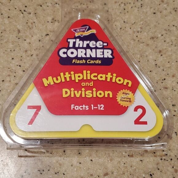 Three Corner Multiplication Division Facts Flash Homeschool - Picture 1 of 2